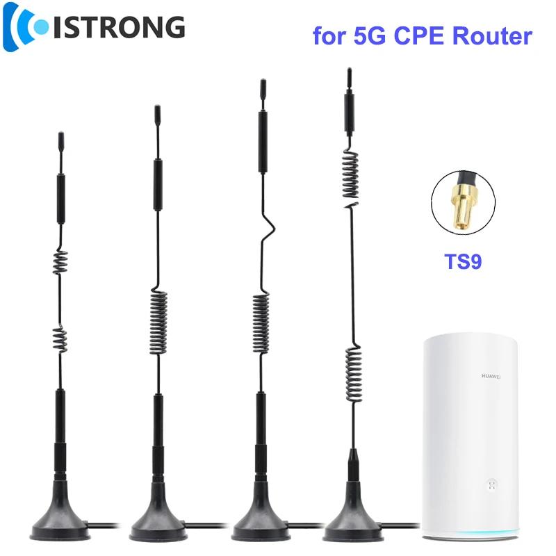 5G 4G 3G 2G Ǯ  ׳ 18dBi  ̵  600-6000M ZTE Huawei 5G CPE  3m  Ÿ ȣ ν TS9